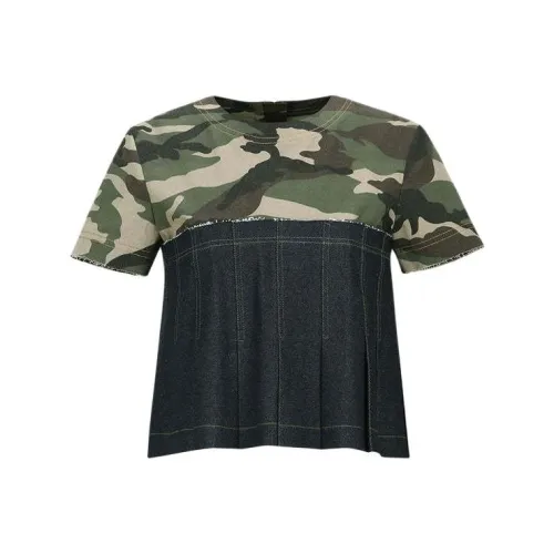 ANDERSSON BELL SS24 T Shirt Women's Khaki Indigo