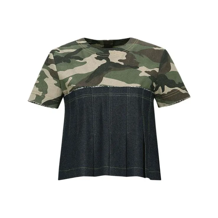 ANDERSSON BELL SS24 T Shirt Women's Khaki Indigo-0