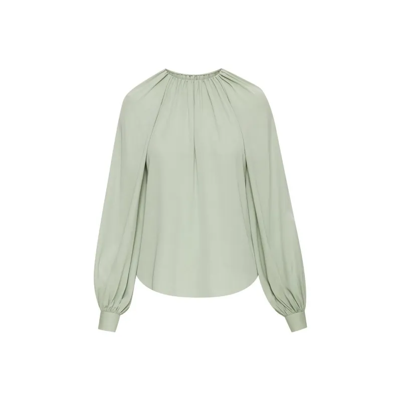 Oscar De La Renta Embellished-collar Georgette Blouse-0