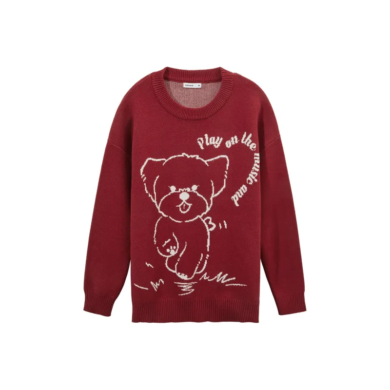 Hotwind Sweaters Women's 05 Red-0