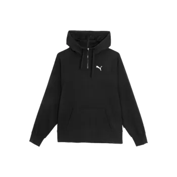 PUMA MODERN SPORTS 1/8 ZIP HOODIE Sweatshirt Women's Black