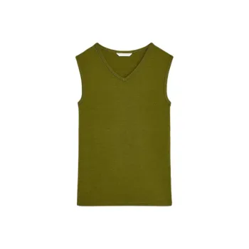 ZARA T Shirt Women's Olive Green