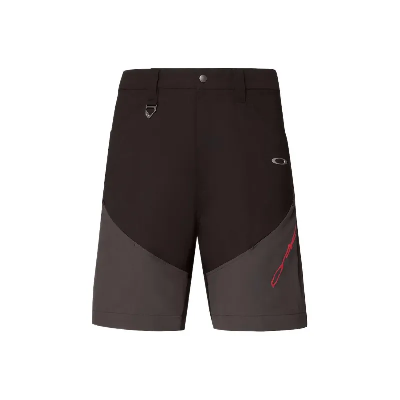 Oakley Icon Shape Casual Shorts Unisex Black Gray Color-0