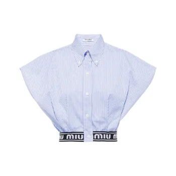MIU MIU Shirts Women's Sky Blue