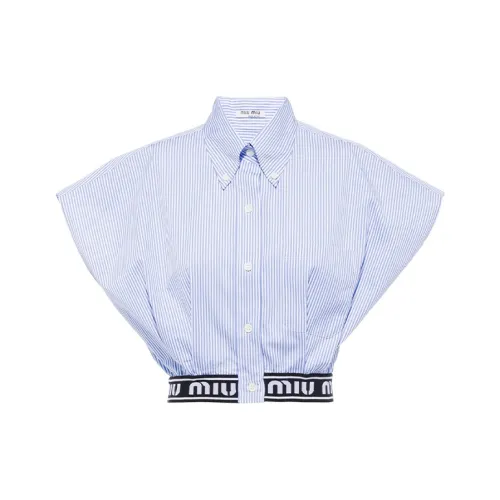 miu Sunglasses miu Sunglasses Shirts Women's Sky Blue
