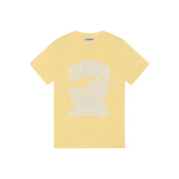 GANNI T Shirts Women's Lemon Hard Candy