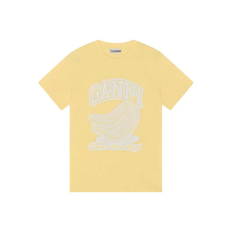GANNI T Shirts Women's Lemon Hard Candy-0