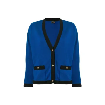 CHANEL SS22 Sweater Women's Blue