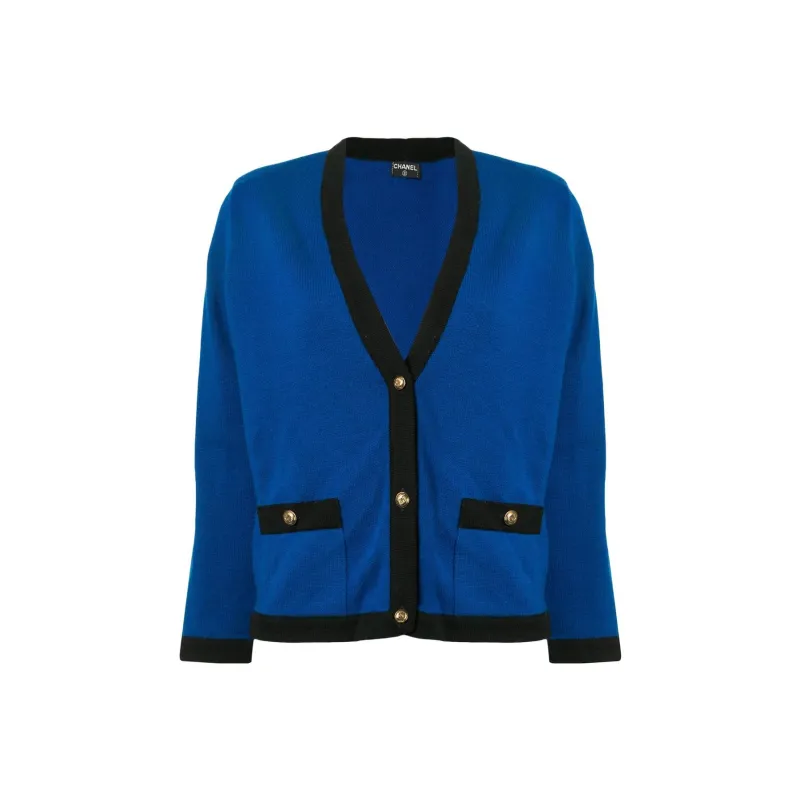 CHANEL SS22 Sweater Women's Blue-0
