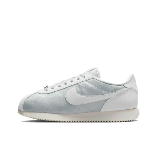 nike school turquoise Anti Slip Wear Resistant Low Top Running Shoes Women's Gray