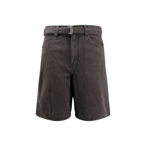 Sacai Belted Denim Bermuda Shorts