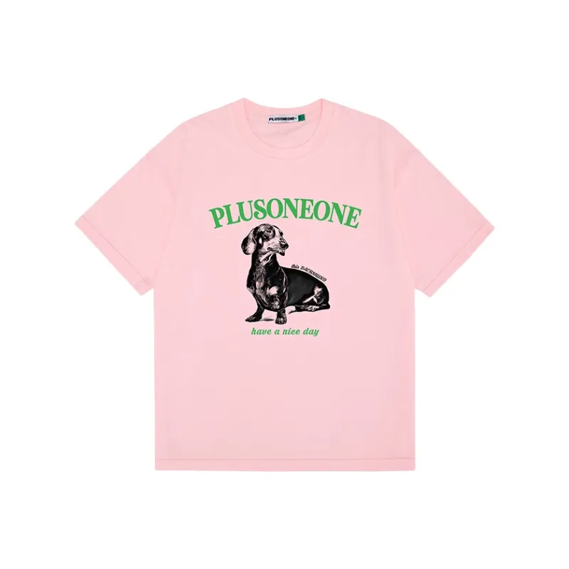 PLUSONEONE+ Regular Short Sleeved T Shirts Unisex-2