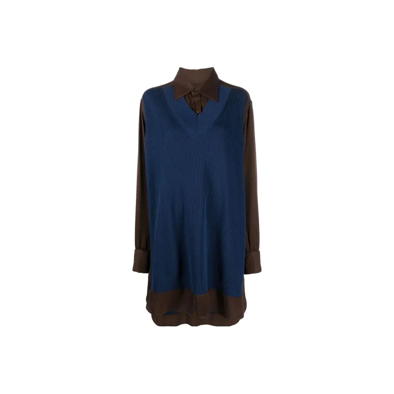 Maison Margiela Shirts Women's Blue & Brown-0