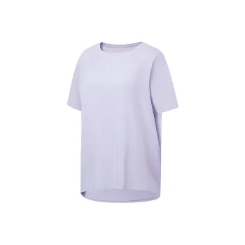 LINING Fitness Series T-Shirts Women's Bad Little Purple