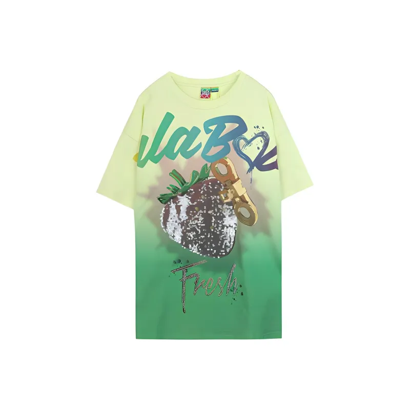 LALABOBO Drop Shoulder Sleeve T Shirt Women's-4