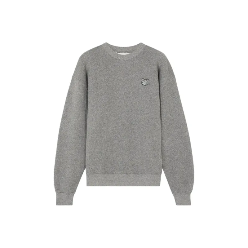 Maison Kitsune Bold Fox Head Patch Crewneck Sweatshirt-0