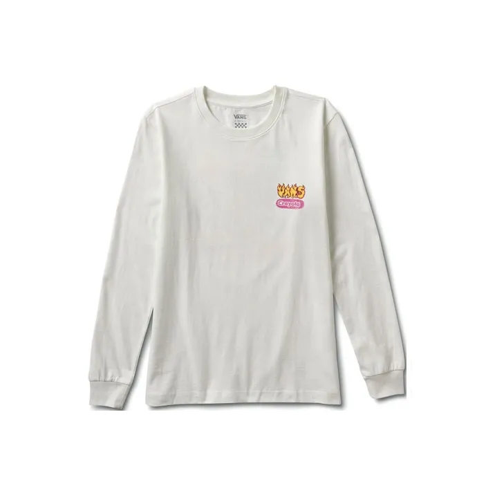 Double Belief Liberty X Vans MANGA LARGA BLANCA Sweatshirts Women's White-0