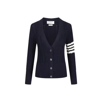 THOM BROWNE· FW21 Knitwear Women's Dark Blue
