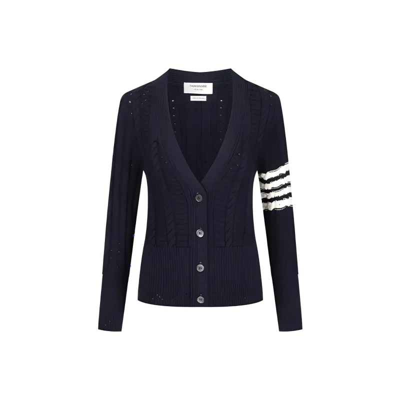 THOM BROWNE· FW21 Knitwear Women's Dark Blue-0