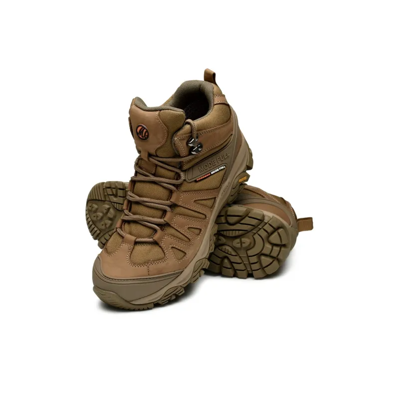 MODE FULL Slip Resistant, Abrasion Resistant, Breathable High Top Hiking Shoes Men's-5