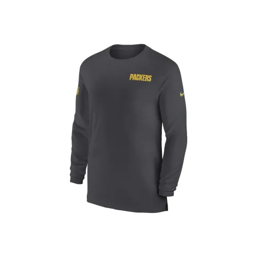 Nike Green Bay Packers Sideline Coach Men's Nike Dri FIT Nfl Long Sleeve Top