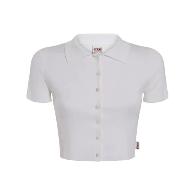 GUESS Regular T-Shirt Women's Light Yellow-2