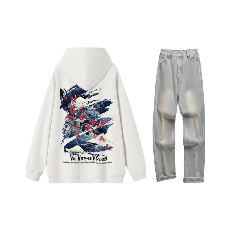 VniVerseVClub Sweatshirt Set Unisex-4