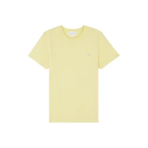 Maison Kitsune Regular T Shirt Women's Yellow