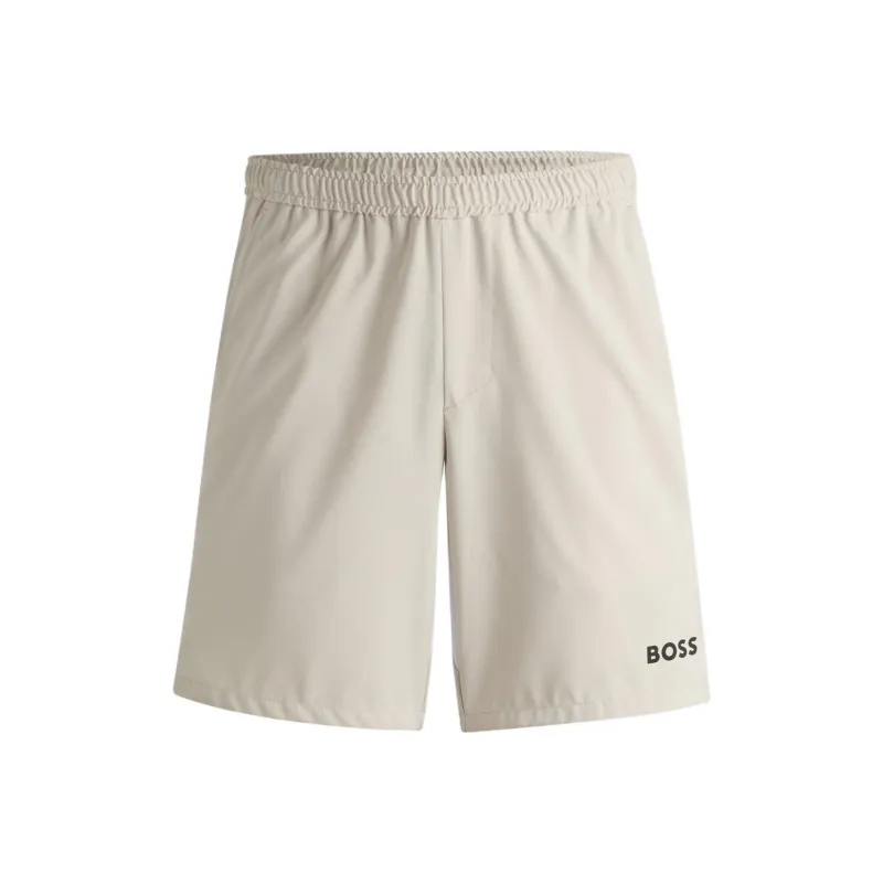 HUGO BOSS x Matteo Berrettini FW24 Casual Shorts Men's Light Beige-0