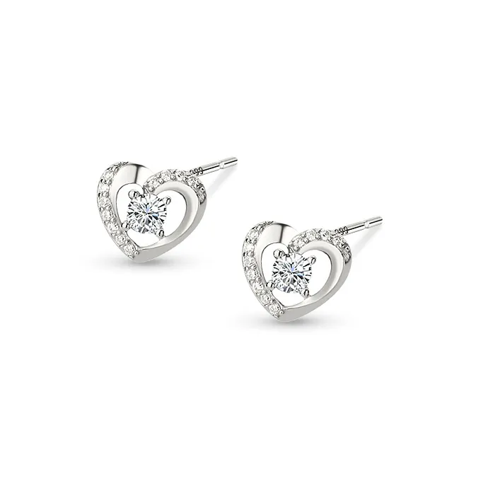 ETAHLOVE Sterling Silver Stud Earrings Women's-0