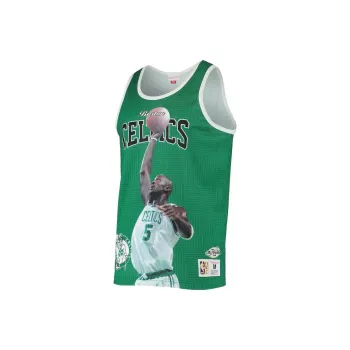 NBA Boston Celtics Team Ness Kevin Garnett Kelly Green Basketball Jerseys Men's Green