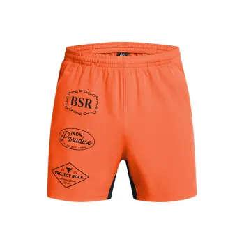 Under Armour ProjectRock FW24 Ultimate Train Casual Shorts Men's Orange