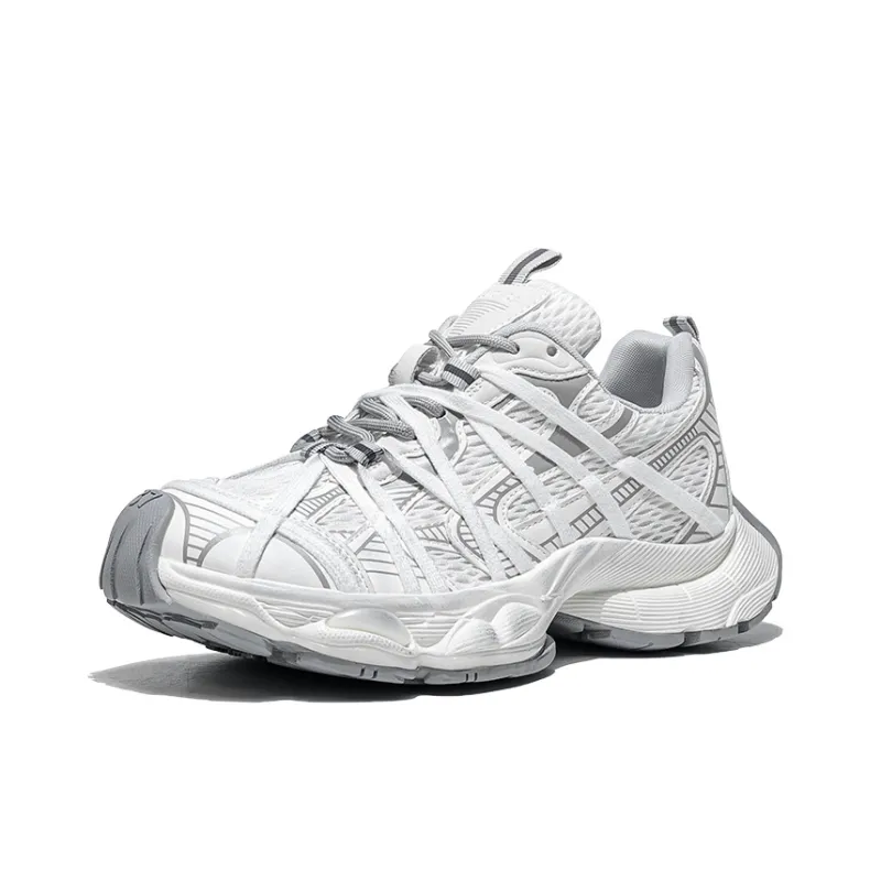 MOERBAI Marshmallow Breathable Height Increase Low Top Chunky Sneakers Unisex-10