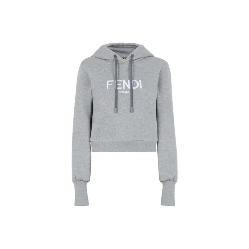 FENDI Logo lettering Hoodie-0