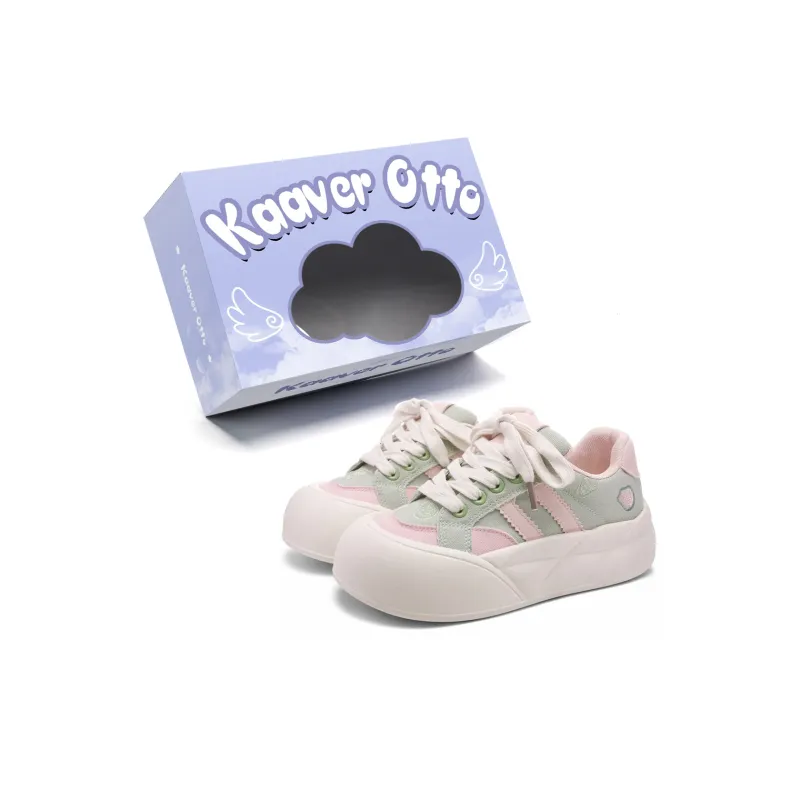 KAAVER OTTO Slip Resistant, Abrasion Resistant, Breathable Low Top Skateboard Shoes Women's-0