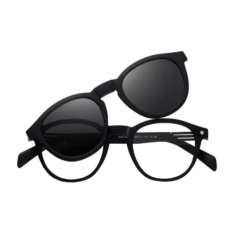 JUICE BABY TR/Memory Plastic Metal Oval Sunglasses Unisex-3