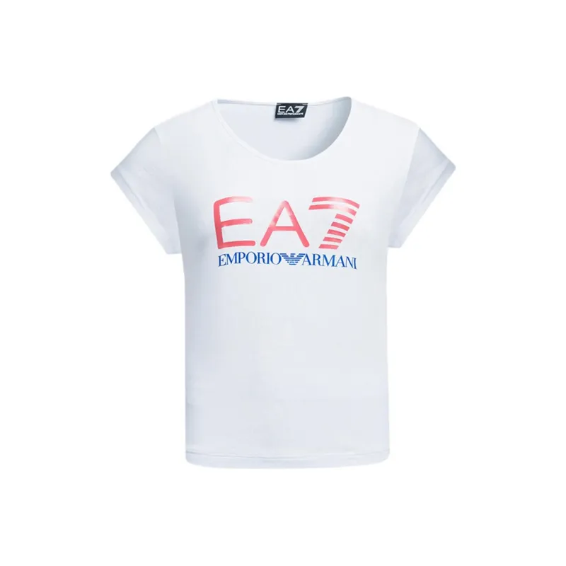 EMPORIO ARMANI EA7 T Shirt Women's White-0