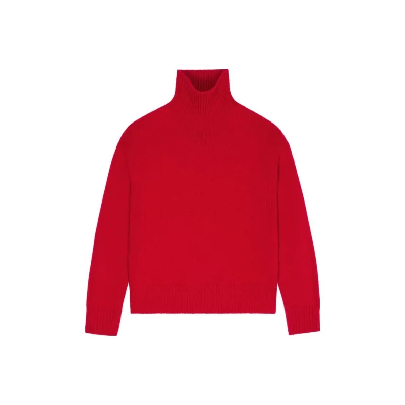 Givenchy Long Rolled Neck Sweater 'Black'-2