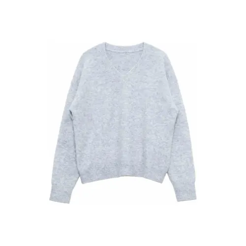 Boutique By Babymoon Sweater Women's Blue Heather Gray