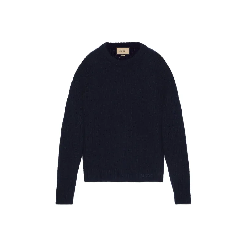 GUCCI Chunky Knit Crewneck Jumper-0