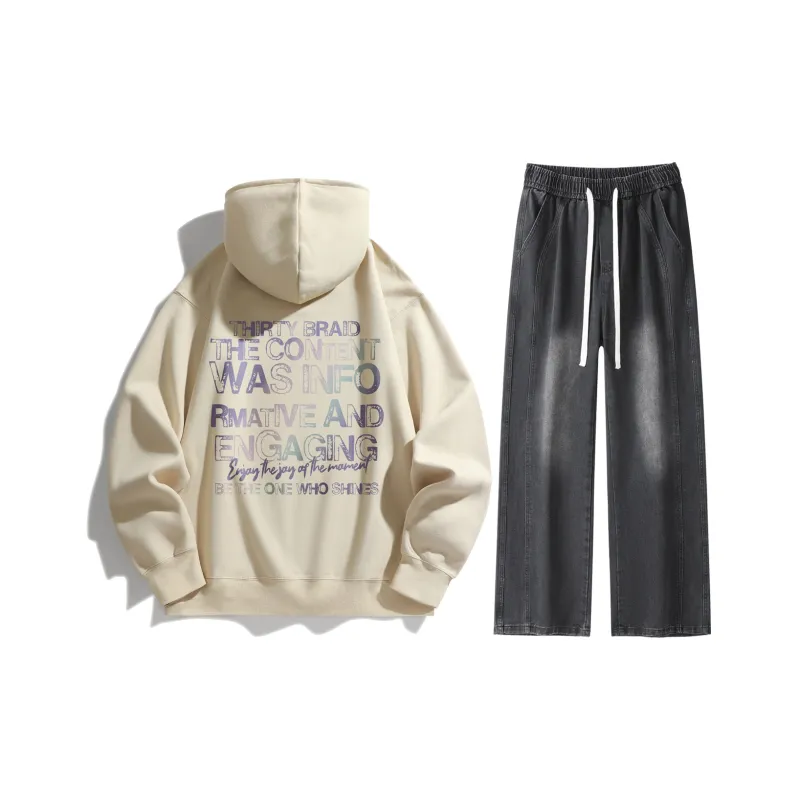 30BRAID Sweatshirt Sets Unisex-75