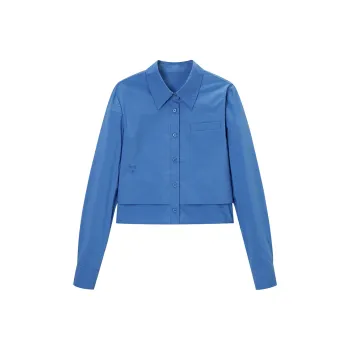 PEACEBIRD Shirts Women's Blue