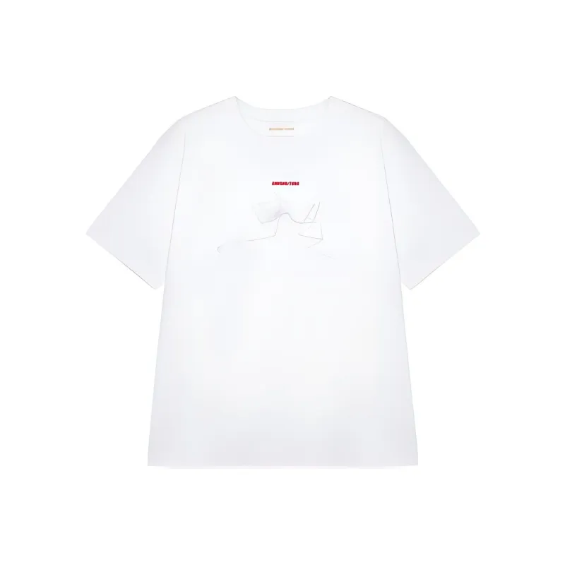 SHUSHUTONG T Shirt Women's White-0