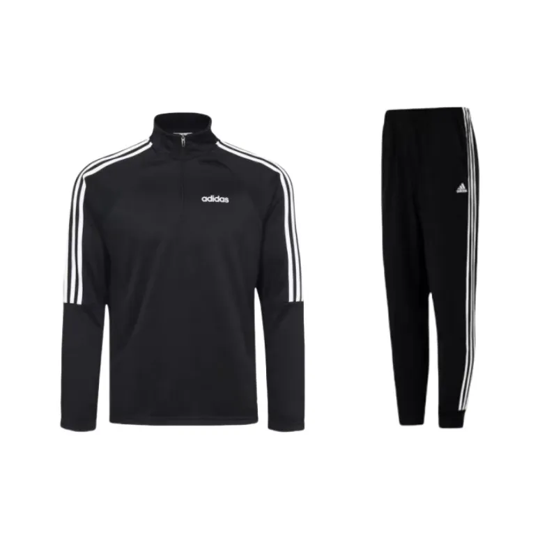 Adidas Sweatshirt Set Unisex Black-0