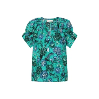 Ulla Johnson Naomi Floral-print Blouse