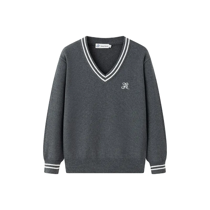 Tokyo Season Sweater Fall Winter Women's Gray-0