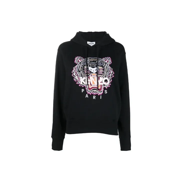 KENZO Tiger Hooded Sweatshirt 'Black'-0