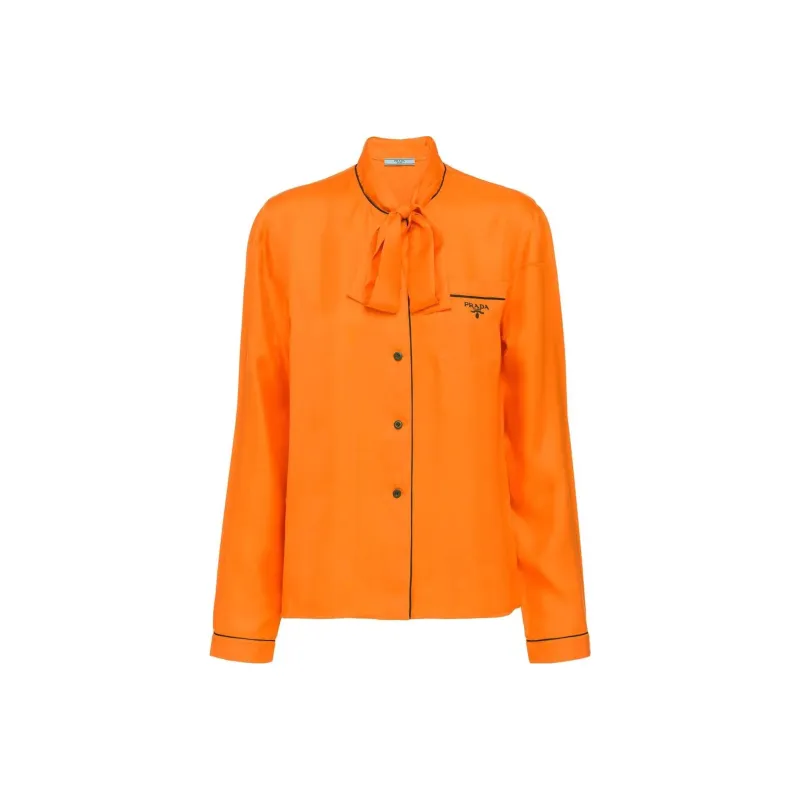 PRADA SS22 Shirt Women's Orange-0