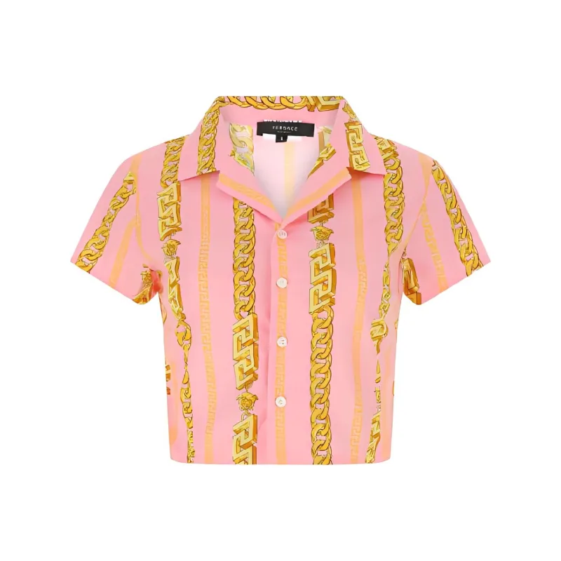 VERSACE SS22 Shirt Women's Pink-0