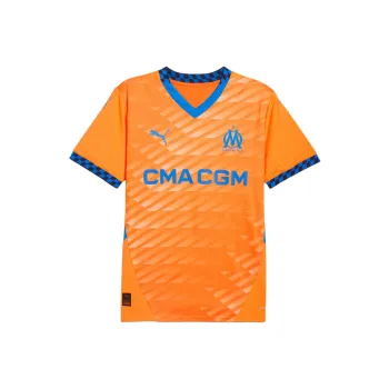 PUMA Olympique De Marseille Soccer Jerseys Men's Neon Orange